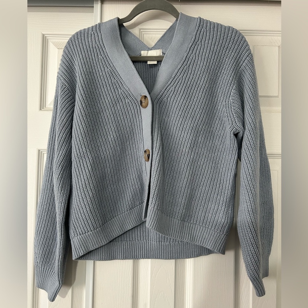 H&M Light Blue Cardigan Sweater
